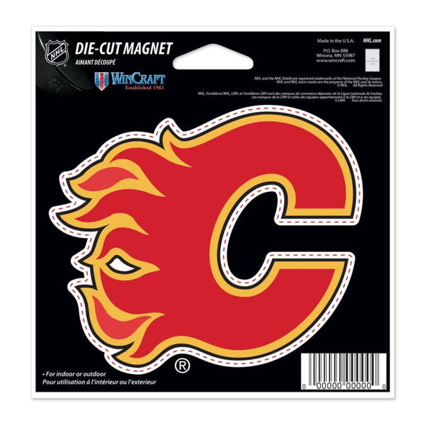 Wholesale-Calgary Flames Die Cut Magnet 4.5" x 6"