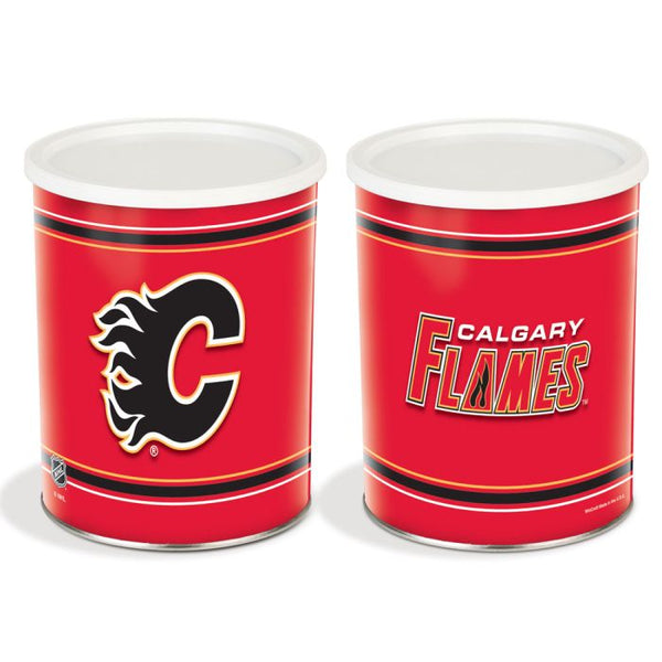 Wholesale-Calgary Flames Gift Tin 1 Gallon