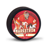 Wholesale-Calgary Flames Hockey Puck Packaged Jacob Markstrom