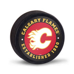 Wholesale-Calgary Flames Hockey Puck Packaged