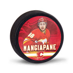 Wholesale-Calgary Flames Hockey puck Andrew Mangiapane