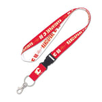 Wholesale-Calgary Flames Lanyard w/detachable buckle 1" Andrew Mangiapane