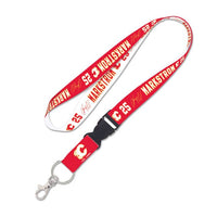 Wholesale-Calgary Flames Lanyard w/detachable buckle 1" Jacob Markstrom