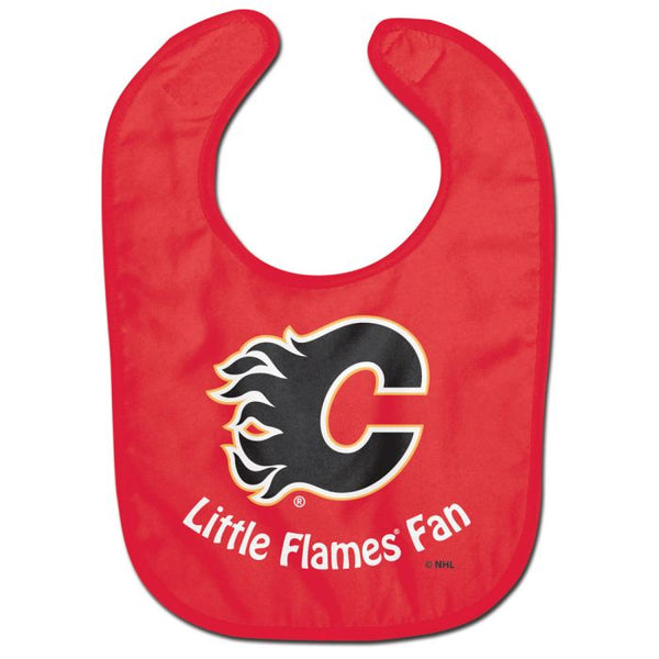 Wholesale-Calgary Flames Little Fan All Pro Baby Bib