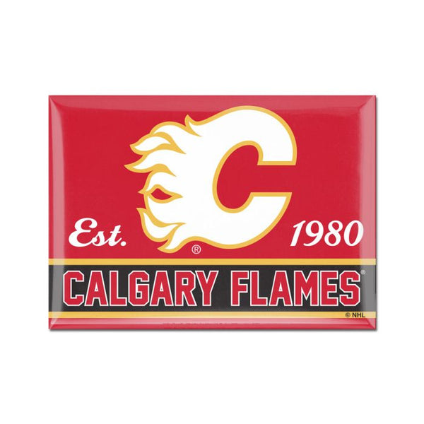 Wholesale-Calgary Flames Metal Magnet 2.5" x 3.5"