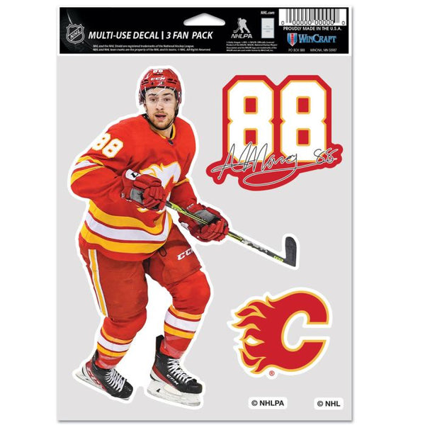 Wholesale-Calgary Flames Multi Use 3 Fan Pack Andrew Mangiapane