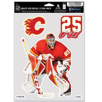 Wholesale-Calgary Flames Multi Use 3 Fan Pack Jacob Markstrom