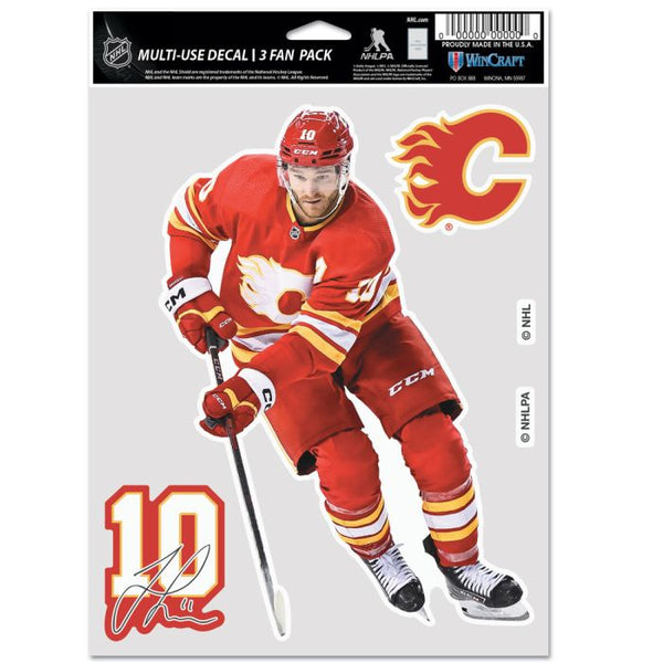 Wholesale-Calgary Flames Multi Use 3 Fan Pack Jonathan Huberdeau