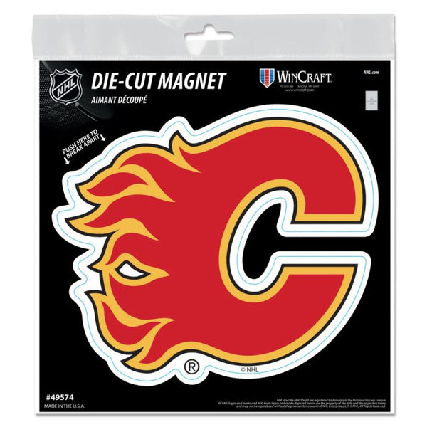 Wholesale-Calgary Flames Outdoor Magnets 6" x 6"