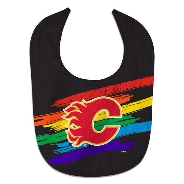 Wholesale-Calgary Flames PRIDE All Pro Baby Bib