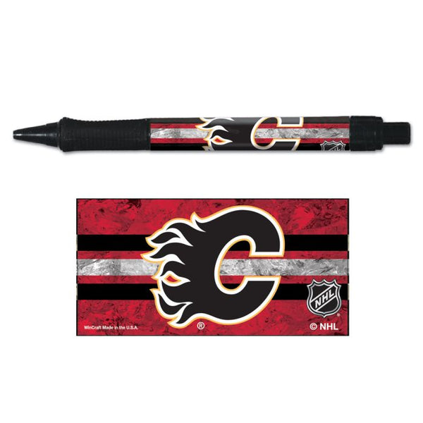 Wholesale-Calgary Flames Pens 3-pack gripper