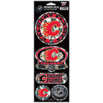 Wholesale-Calgary Flames Prismatic Decal 4" x 11"