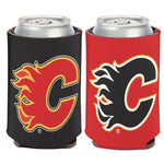 Wholesale-Calgary Flames TWO COLOR Can Cooler 12 oz.