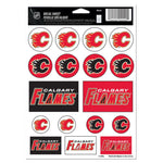 Wholesale-Calgary Flames Vinyl Sticker Sheet 5" x 7"