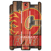 Wholesale-Calgary Flames Wood Fence Sign