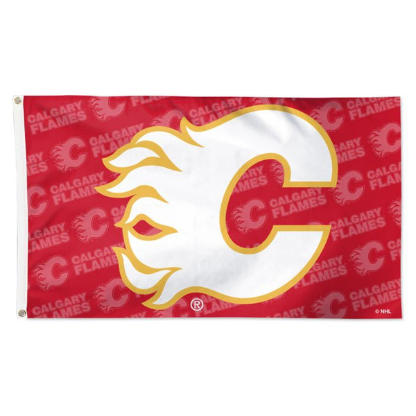 Wholesale-Calgary Flames step Flag - Deluxe 3' X 5'