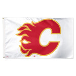 Wholesale-Calgary Flames white Flag - Deluxe 3' X 5'