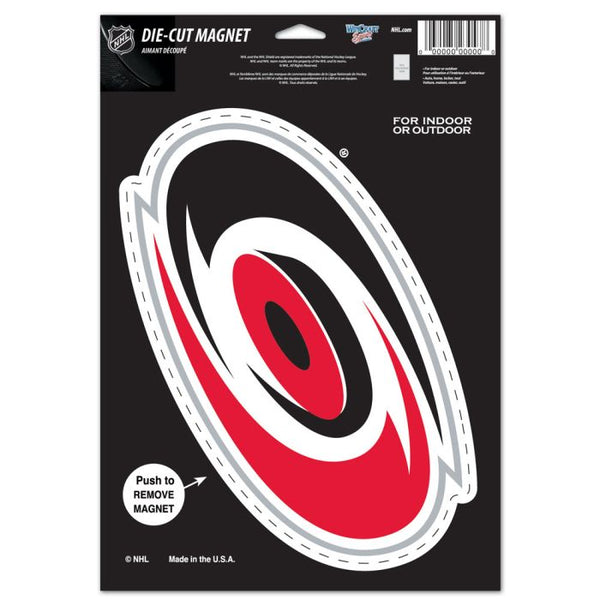 Wholesale-Carolina Hurricanes Die Cut Logo Magnet 6.25" x 9"