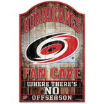 Wholesale-Carolina Hurricanes Fan Cave Wood Sign 11" x 17" 1/4" thick