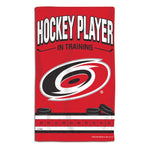 Wholesale-Carolina Hurricanes HOCKEY PLAYER IN TRAINING Burp Cloth 10" x 17"