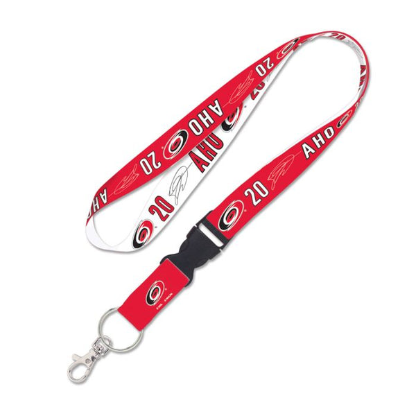 Wholesale-Carolina Hurricanes Lanyard w/detachable buckle 1" Sebastian Aho