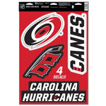 Wholesale-Carolina Hurricanes Multi-Use Decal 11" x 17"