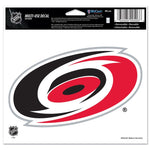 Wholesale-Carolina Hurricanes Multi-Use Decal -Clear Bckrgd 5" x 6"