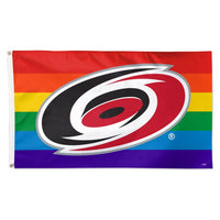 Wholesale-Carolina Hurricanes PRIDE Flag - Deluxe 3' X 5'