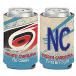 Wholesale-Carolina Hurricanes State Plate Can Cooler 12 oz.