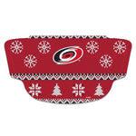 Wholesale-Carolina Hurricanes / Ugly Sweater Ugly Sweater Fan Mask Face Covers