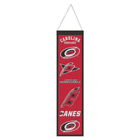 Wholesale-Carolina Hurricanes Wool Banner 8" x 32"