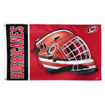 Wholesale-Carolina Hurricanes mask Flag - Deluxe 3' X 5'