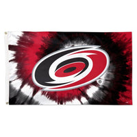 Wholesale-Carolina Hurricanes tdye Flag - Deluxe 3' X 5'