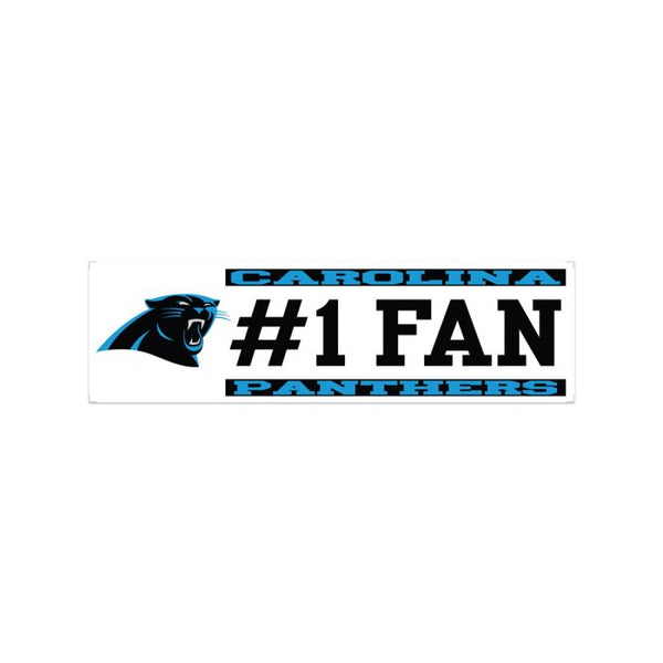 Wholesale-Carolina Panthers #1 FAN Window Decals 3" x 10"