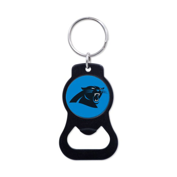 Wholesale-Carolina Panthers Black Bottle Opener Key Ring