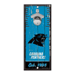 Wholesale-Carolina Panthers Bottle Opener Sign 5x11