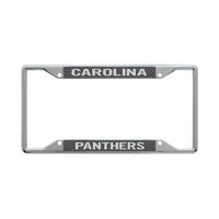 Wholesale-Carolina Panthers CARBON Lic Plt Frame S/S Printed