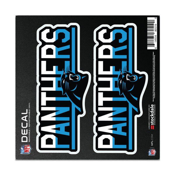 Wholesale-Carolina Panthers COLOR DUO All Surface Decal 6" x 6"