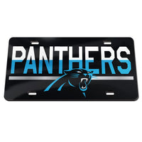 Wholesale-Carolina Panthers COLOR DUO Specialty Acrylic License Plate