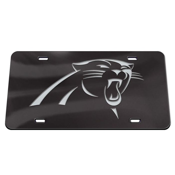 Wholesale-Carolina Panthers Chrome Acrylic Classic License Plates