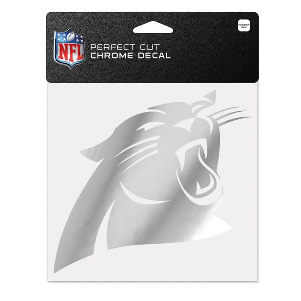 Wholesale-Carolina Panthers Chrome Perfect Cut Decal 6" x 6"