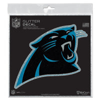 Wholesale-Carolina Panthers Decal Glitter 6" x 6"