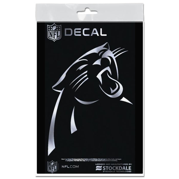 Wholesale-Carolina Panthers Decal Metallic 3" x 5"