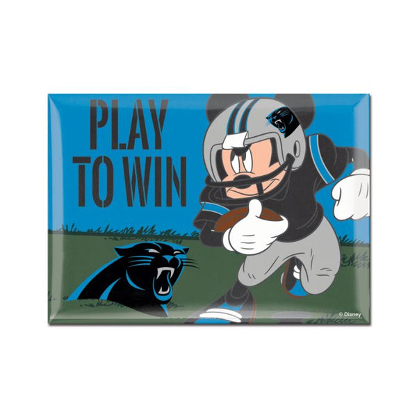 Wholesale-Carolina Panthers / Disney Mickey Mouse Metal Magnet 2.5" x 3.5"