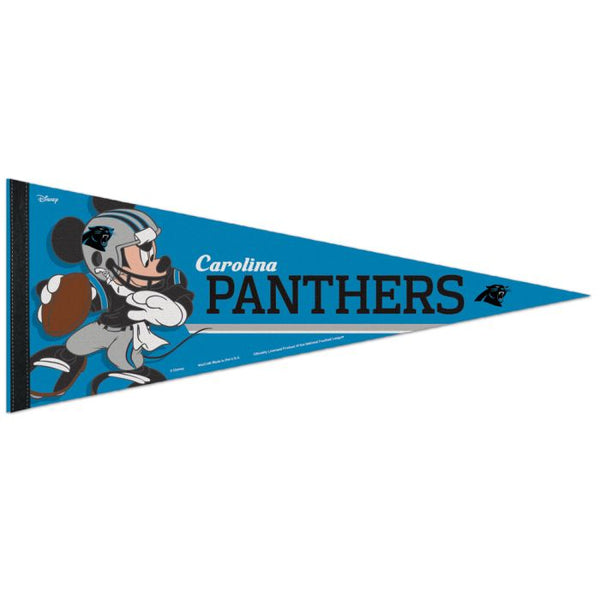 Wholesale-Carolina Panthers / Disney Mickey Mouse Premium Pennant 12" x 30"