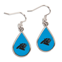 Wholesale-Carolina Panthers Earrings Jewelry Carded Tear Drop