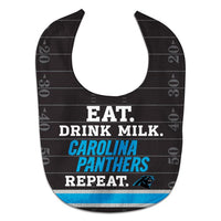 Wholesale-Carolina Panthers Eat Drink Milk All Pro Baby Bib