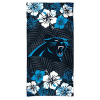 Wholesale-Carolina Panthers FLORAL Spectra Beach Towel 30" x 60"