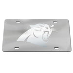 Wholesale-Carolina Panthers FROSTED Acrylic Classic License Plates