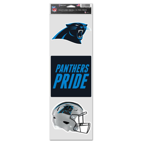 Wholesale-Carolina Panthers Fan Decals 3.75" x 12"